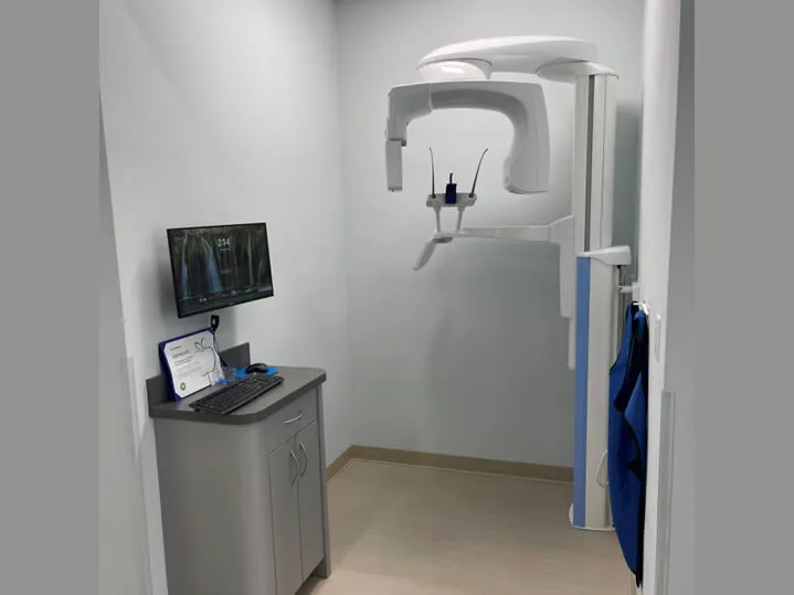 Panoramic and 3D imaging room at the Dental Options North Miami office