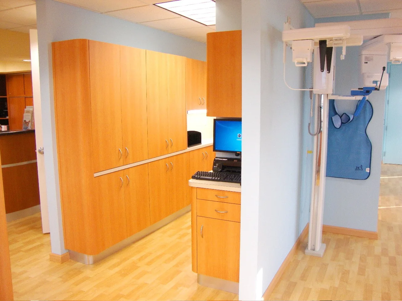 The CBCT and panoramic X-ray suite at the Dental Options office in Aventura